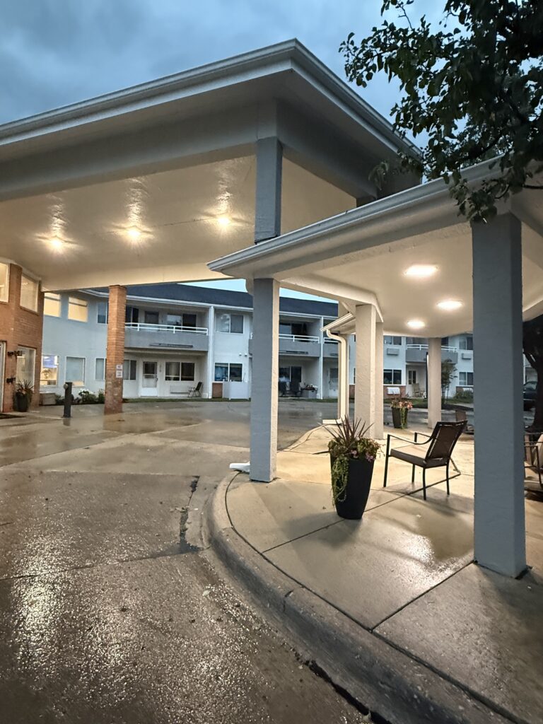Discover how Walden Place creates positive first impressions through exterior lighting upgrades, landscaping oversight, and daily maintenance.